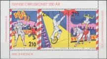 1987, Švédsko, SL151, 200 let cirkus ve Švédsku ∗∗