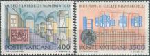 1987, Vatikán, 0924/0925, Slavnostní otevření Filatelistického a numismatického muzea Vatikánu ∗∗