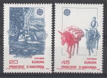 1988, Andorra (Španělská pošta), 0200/0201, EUROPA - Transportní a komunikační prostředky, **