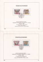1988, ČSR II, NL8a-b/1988, Památník národního písemnictví v Praze - Praga 88