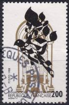1988, Francie, 2654, 75 let Synagogy Victoire, Paříž ⊙