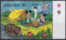 1988, Grenada, 1810, Národní výstava poštovních známek SYDPEX ´88, Sydney: 60 let Mickey Mouse: Mickey Mouse a Minnie ✶✶ o P