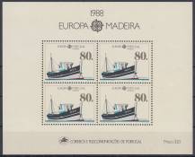 1988, Madeira, A09, EUROPA - Transportní a komunikační prostředky, **