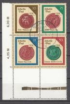 1988, NDR, 3156/3159St+K, Historické pečeti (II), příležitostné ⊙