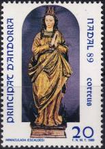 1989, Andorra (Španělská pošta), 0213, Vánoce ✶✶