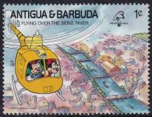 1989, Antigua a Barbuda, 1242, Mezinárodní výstava poštovních známek PHILEXFRANCE ´89, Paříž: figurky Walta Disneye - Micky a Minnie ✶✶