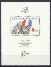 1989, ČSR II, A2896, Francouzská revoluce, **