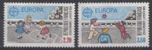 1989, Francie, 2716/2717, EUROPA - Dětské hry, **