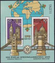 1989, Maďarsko, A202A, 100 let Meziparlamentní unie (IPU) ✶✶