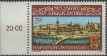 1989, Rakousko, 1949p, 750 let města Bruck an der Leitha ∗∗