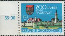 1989, Rakousko, 1955p, 700 let města Radstadtu ∗∗
