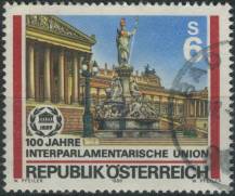 1989, Rakousko, 1964, 100 let Meziparlamentní unie (IPU) ⊙
