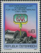 1989, Rakousko, 1970, Mezinárodní kongres Evropské organizace pro zabezpečování kvality (EOQC), Vídeň ∗∗