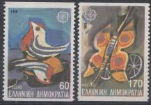 1989, Řecko, 1721/1722D, EUROPA - Dětské hry, **