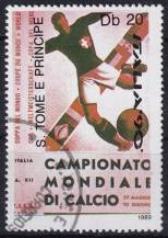 1989, Svatý Tomáš a Princův ostrov, 1119, Mistrovství světa ve fotbale - Plakát z roku 1934 ⊙