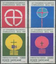 1989, Vatikán, 0984/0987, Mezinárodní Eucharistický kongres, Soul ∗∗