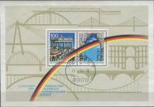 1990, Bundes, A022, 1. výročí otevření hranic mezi Německami a Berlínské zdi: Mírové zbourání k německému sjednocení ⊙