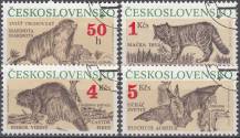 1990, ČSR II, 2955/2958, Ochrana přírody: Chránění savci ⊙