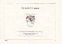 1990, ČSR II, NL07/1990, 45. výročí osvobození