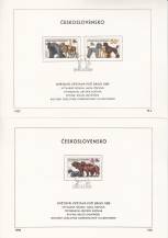 1990, ČSR II, NL14a-c/1990, Světová výstava psů - Brno 1990