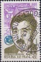 1990, Francie, 2760, 90. výročí narození Maxe Hymanse ⊙