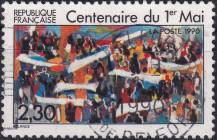 1990, Francie, 2772, 100 let svátku práce (1. Máj) ⊙