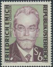 1990, Rakousko, 1981, 50. výročí úmrtí Freidricha Emicha ∗∗