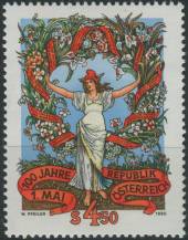 1990, Rakousko, 1987, 100 let Dne práce (1. Máj) ∗∗