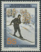 1990, Rakousko, 1998, 50. výročí úmrtí Matthiase Zdarskyho ∗∗