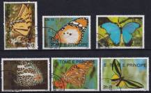 1990, Svatý Tomáš a Princův ostrov, 1191/1196, Motýli ⊙