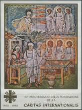 1990, Vatikán, A12, 40 let Caritas International ∗∗