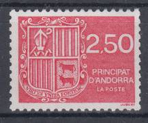 1991, Andora (Francouzská pošta), 0430, Výplatní známka: Znak Andory (III), **