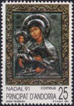 1991, Andorra (Španělská pošta), 0224, Vánoce ✶✶