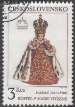 1991, ČSR II, 2988, Pražské a bratislavské motivy: Pražské jezulátko ⊙