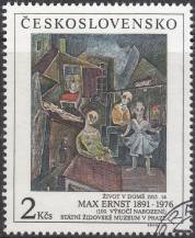 1991, ČSR II, 2994, Umění: M. Ernst-Život v domě ⊙