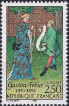 1991, Francie, 2845, 600. výročí úmrtí Gastona Fébuse ✶✶