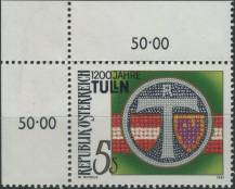 1991, Rakousko, 2031p, 1200 let Tullnu ∗∗ r