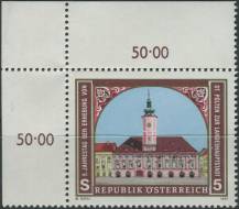 1991, Rakousko, 2034p, 5. výročí povýšení St. Pöltenu na zemské hlavní město Dolního Rakouska ∗∗ r