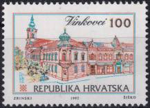 1992, Chorvatsko, 0219, Výplatní známka: Chorvatská města ✶✶