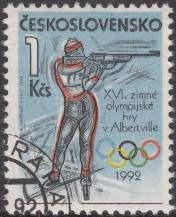 1992, ČSR II, 3001, XVI. zimní OH 1992, Albertville ⊙