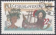 1992, ČSR II, 3006, EUROPA: 500. výročí objevení Ameriky ⊙