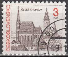 1992, ČSR II, 3024, Města: Český Krumlov ⊙