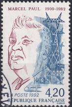 1992, Francie, 2926, 10. výročí úmrtí Marcela Paula ⊙