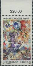 1992, Rakousko, 2052p, 100 let Dělnického sportovního hnutí ∗∗