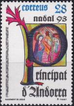 1993, Andorra (Španělská pošta), 0235, Vánoce ✶✶