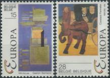 1993, Belgie, 2553/2554, EUROPA: Moderní umění ∗∗
