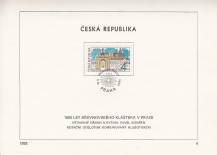 1993, Česko, NL06/1993, 1000 let Břevnovského kláštera - UNESCO