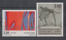 1993, Francie, 2943/2944, EUROPA - Současné umění, **