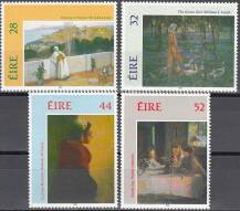 1993, Irsko, 0817/0820, Obrazy irských impresionistů ∗∗