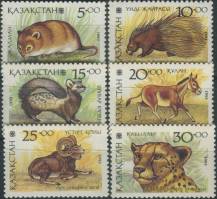 1993, Kazachstán, 0031/0036, Tuzemská zvířata ∗∗